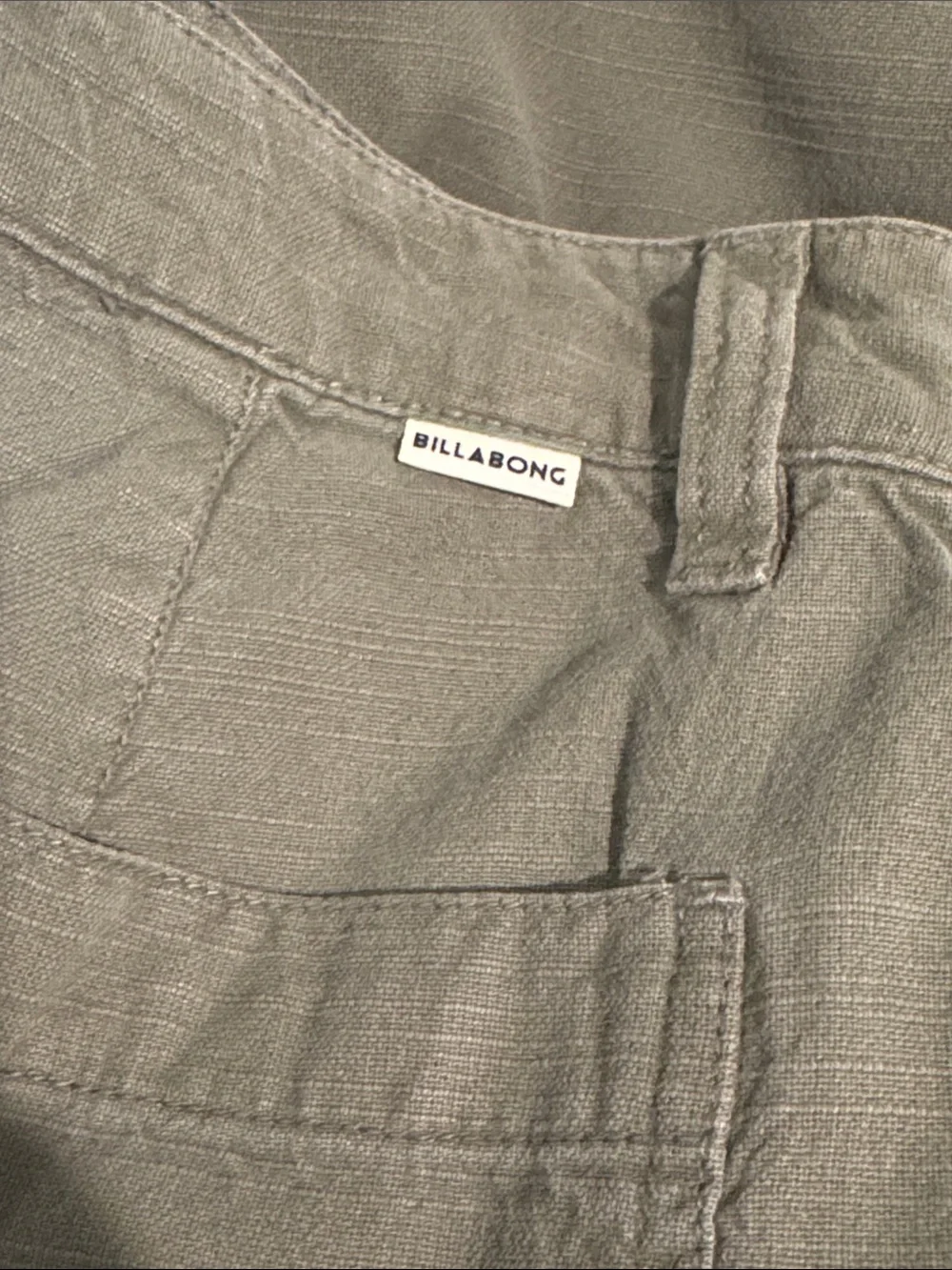 Billabong NWT Olive Green Utility Pants Size 29